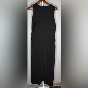 Banana Republic Black Sleeveless Jumpsuit Size 4 Wide Leg Minimalist